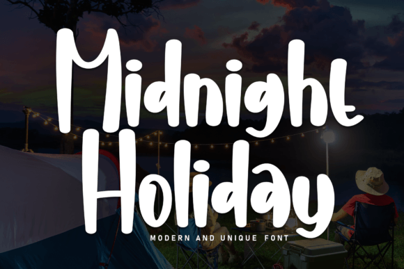 Download Midnight Holiday Font - Holiday font Collection